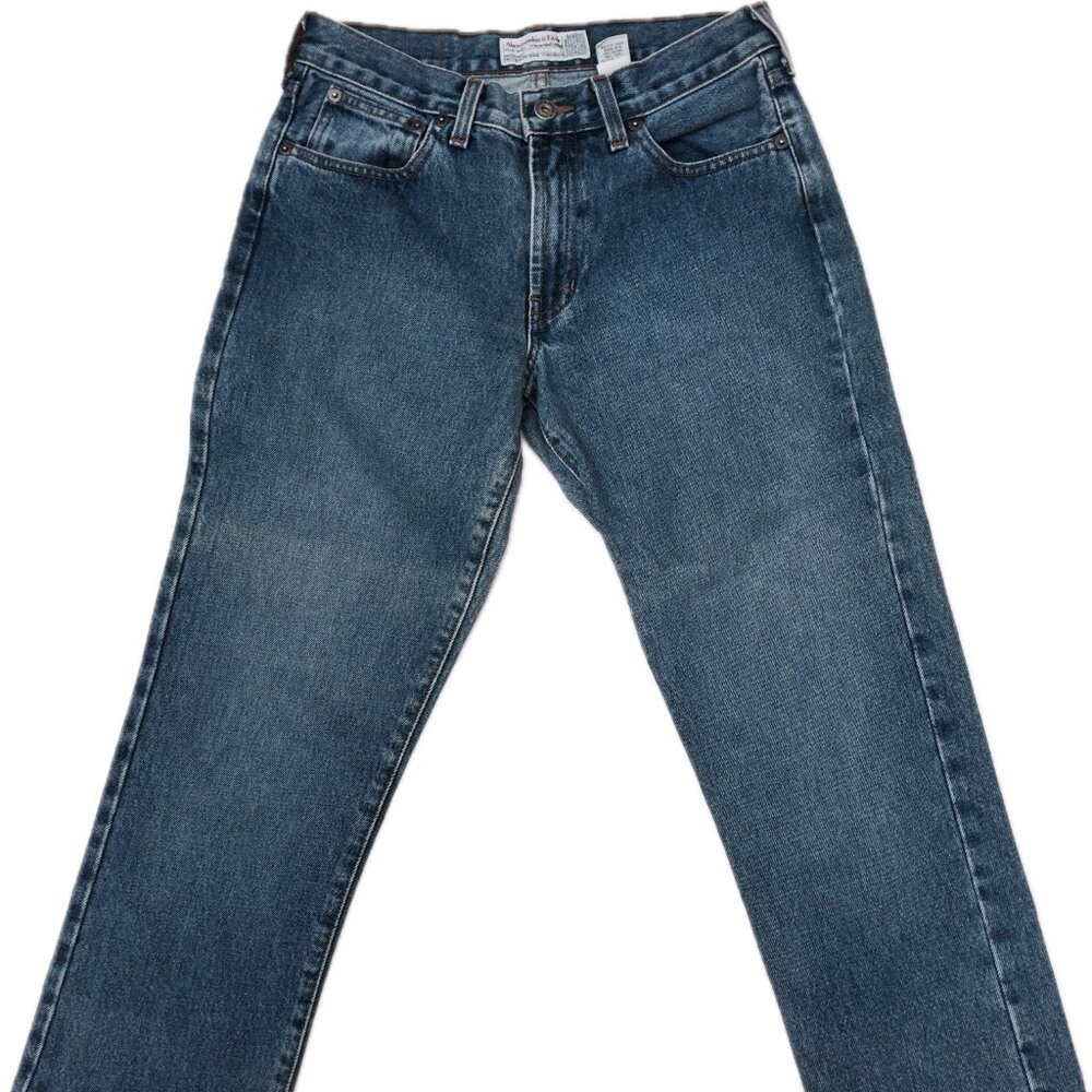 Abercrobie and Fitch Cropped Blue Jeans Sz. 2